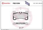 Brembo OE Prem NAO Ceramic Pads (Rear) - Porsche - Image 2