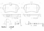 Brembo OE Prem NAO Ceramic Pads (Rear) - Audi - Image 2