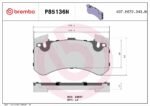 Brembo OE Prem NAO Ceramic Equivalent Pads (Front) - Audi - Image 2