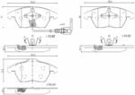Brembo OE Prem NAO Ceramic Pads (Front) - Audi - Image 2