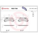Brembo OE NAO Brake Pads (Front) - Audi - Image 2