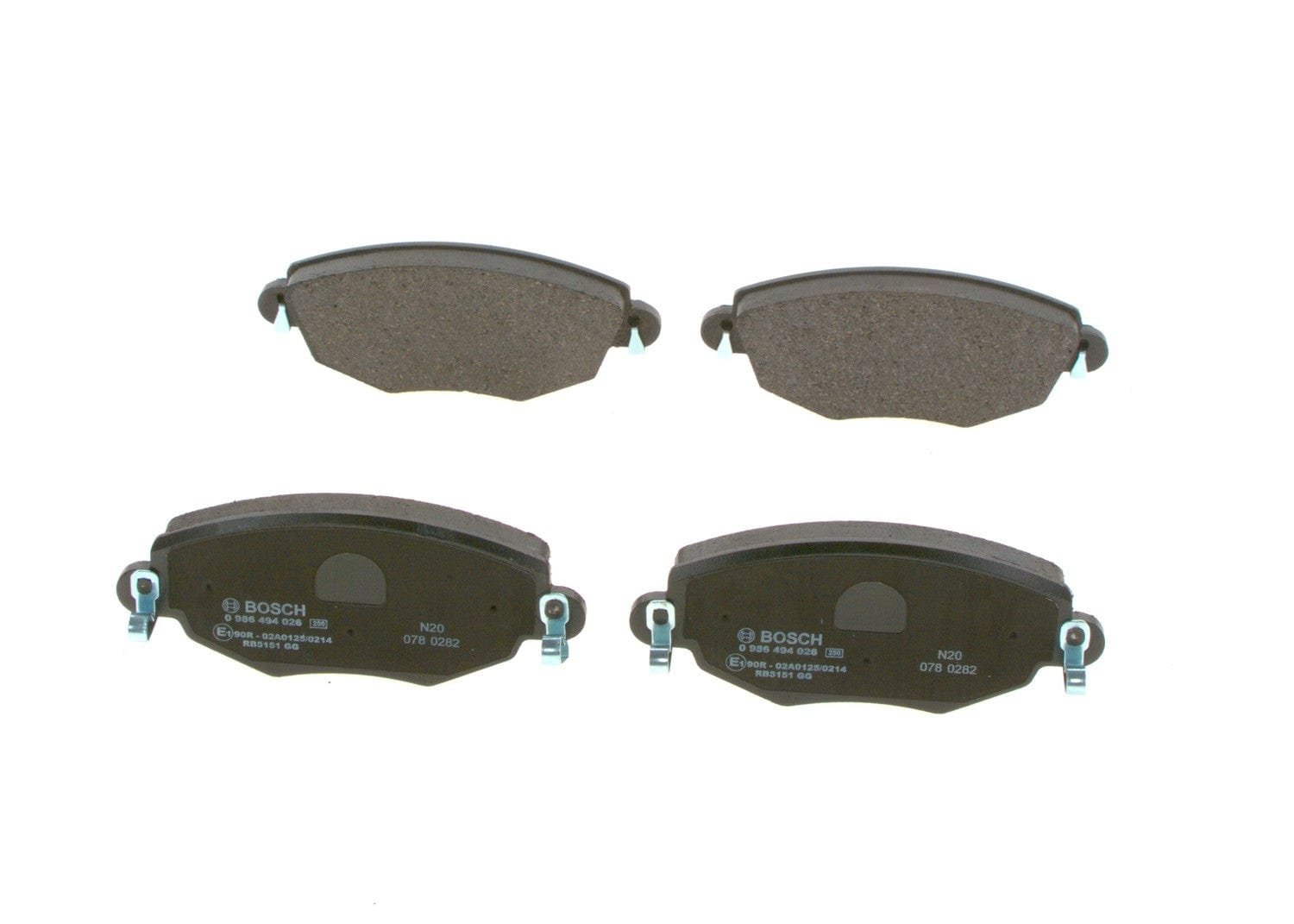 BS_0986494026_Fro.jpg Euroline Brake Pads - Image 1