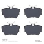 Dynamic Friction 1996-1997 Volkswagen EuroVan Rear Low Metallic Track/Street Pads - Image 2
