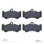Dynamic Friction 2002-2013 Porsche Boxster Front/Rear Low Metallic Track/Street Pads - Image 2
