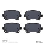 Dynamic Friction 2000-2021 Audi S3 (Mexico) Rear Low Metallic Track/Street Pads - Image 2