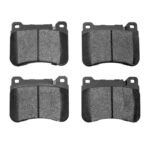 Dynamic Friction 2005-2011 Mercedes-Benz SLK350 Front Low Metallic Track/Street Pads