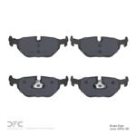 Dynamic Friction 1987-2002 BMW Z3 Rear Active Performance Pads - Low Metallic - Image 2