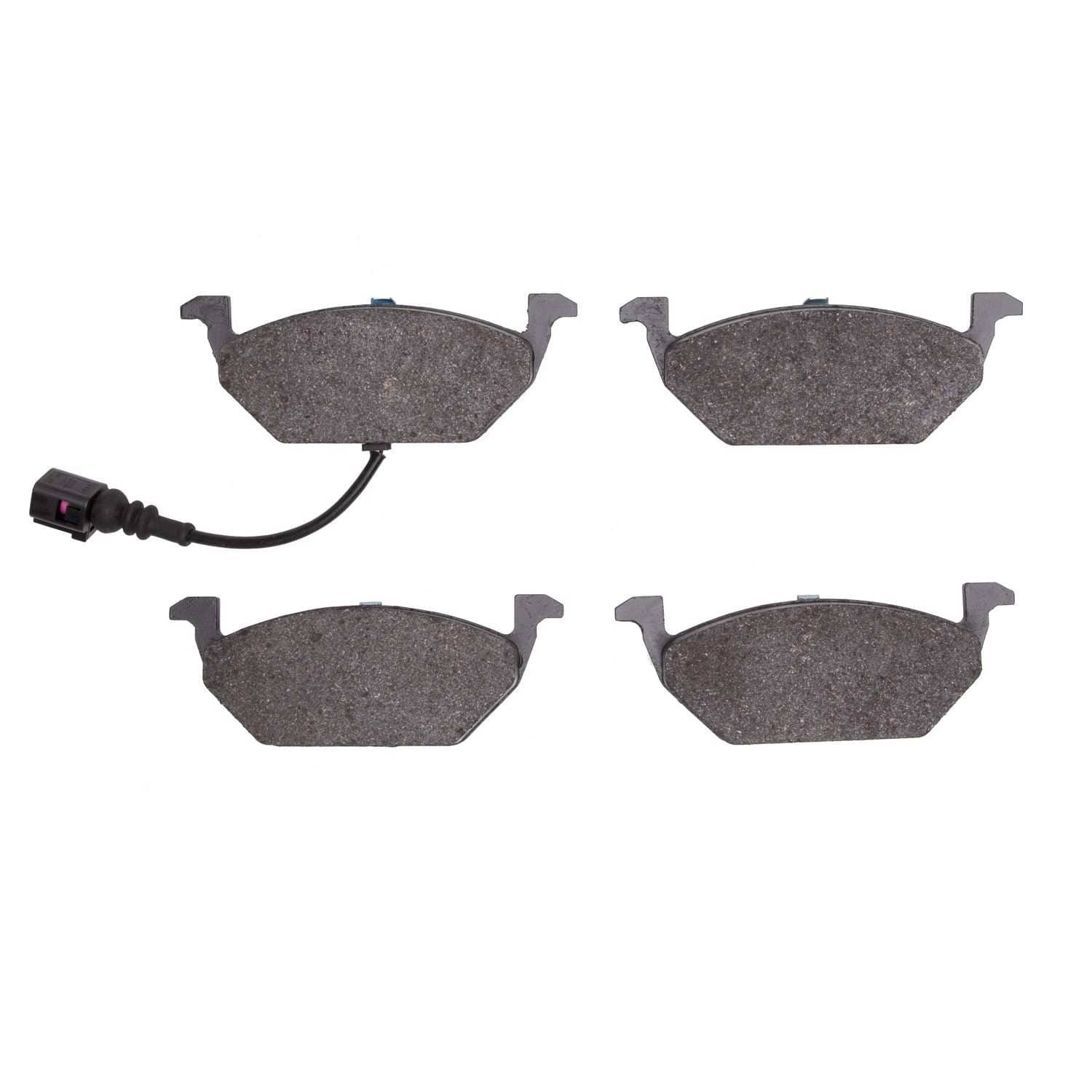 DF_1115076810_Fro.jpg Dynamic Friction 1999-2010 Volkswagen Golf Front Active Performance Pads - Low Metallic - Image 1