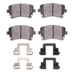 Dynamic Friction 2003-2018 Audi A6 Quattro Rear Active Performance Pads and Hardware Kit