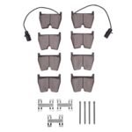 Dynamic Friction 2003-2016 Audi R8 Front Active Performance Pads and Hardware Kit