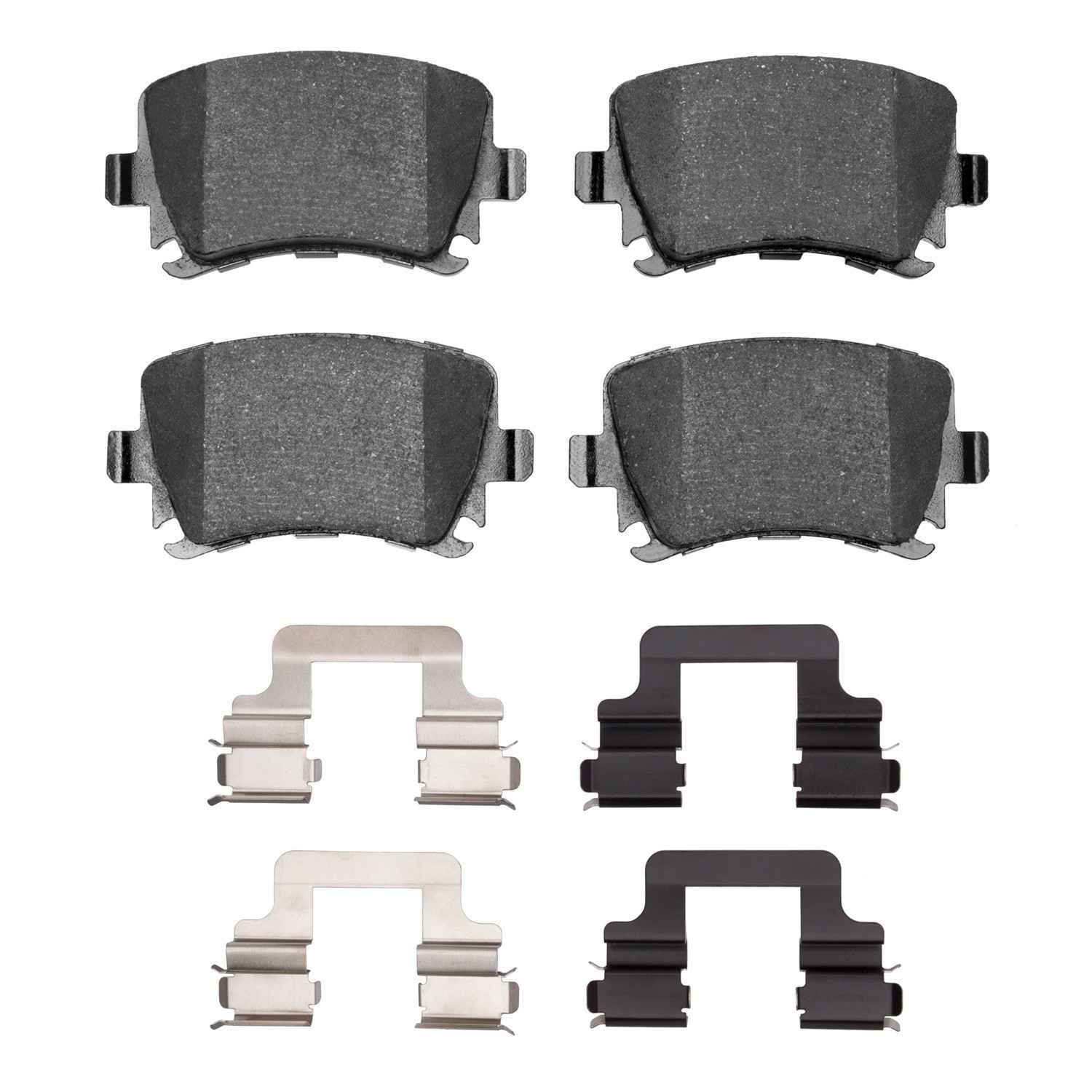 DF_1115110802_Fro.jpg Dynamic Friction 2006-2021 Audi TT Quattro Rear Active Performance Pads and Hardware Kit - Image 1