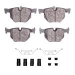 Dynamic Friction 2006-2015 BMW 335i Rear Active Performance Pads and Hardware Kit