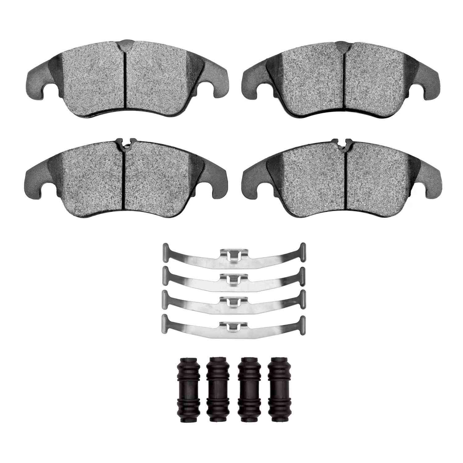 DF_1115132211_Fro.jpg Dynamic Friction 2009-2017 Audi S5 Front Active Performance Pads and Hardware Kit - Image 1
