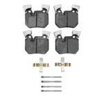 Dynamic Friction 2006-2013 BMW 135is Rear Active Performance Pads and Hardware Kit