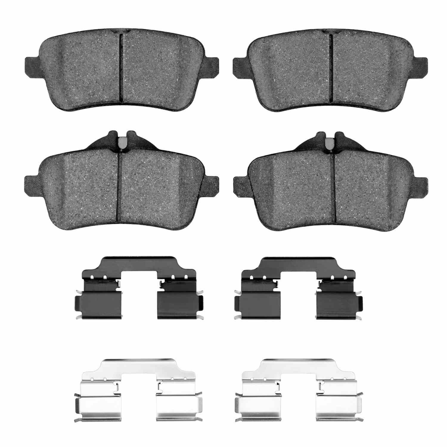 DF_1115163002_Fro.jpg Dynamic Friction 2012-2018 Mercedes-Benz GLE350 Rear Active Performance Pads and Hardware Kit - Image 1