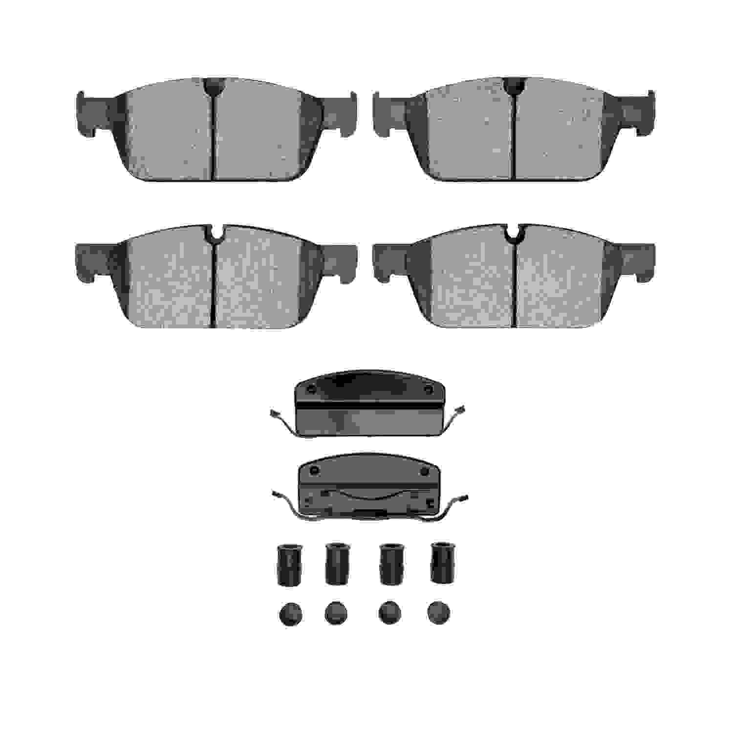 DF_1115163611_Fro.jpg Dynamic Friction 2013-2019 Mercedes-Benz GLE400 Front Active Performance Pads and Hardware Kit - Image 1