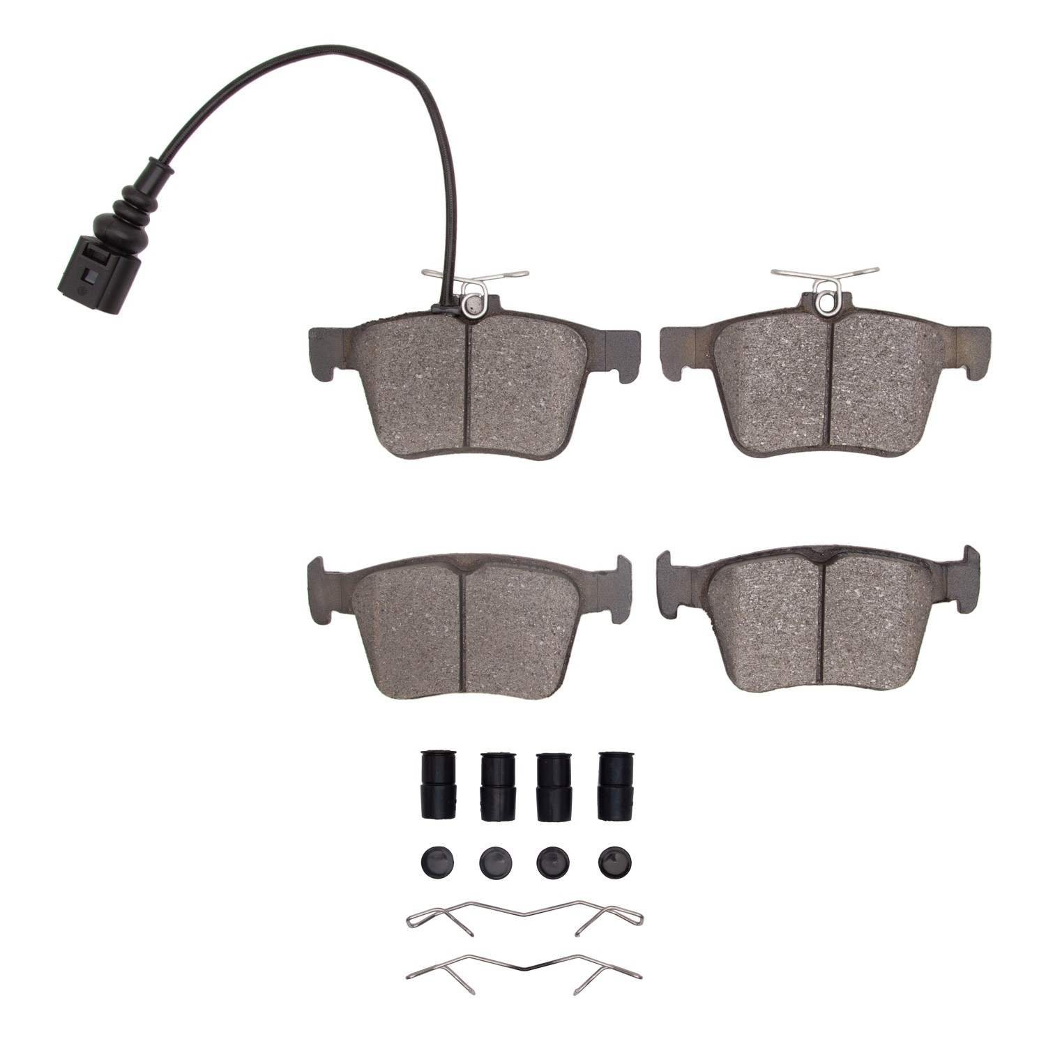 DF_1115176101_Fro.jpg Dynamic Friction 2015-2019 Golf R Rear Active Performance Pads and Hardware Kit - Image 1