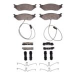 Dynamic Friction 2018-2020 Coachmen Mirada Rear/Front Heavy Duty Pads and Hardware Kit