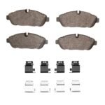 Dynamic Friction 2020-2025 Ford Transit-250 Front Heavy Duty Pads and Hardware Kit