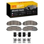 Dynamic Friction 2023-2025 Ford F-350 Super Duty 4WD Rear Heavy Duty Pads and Hardware Kit
