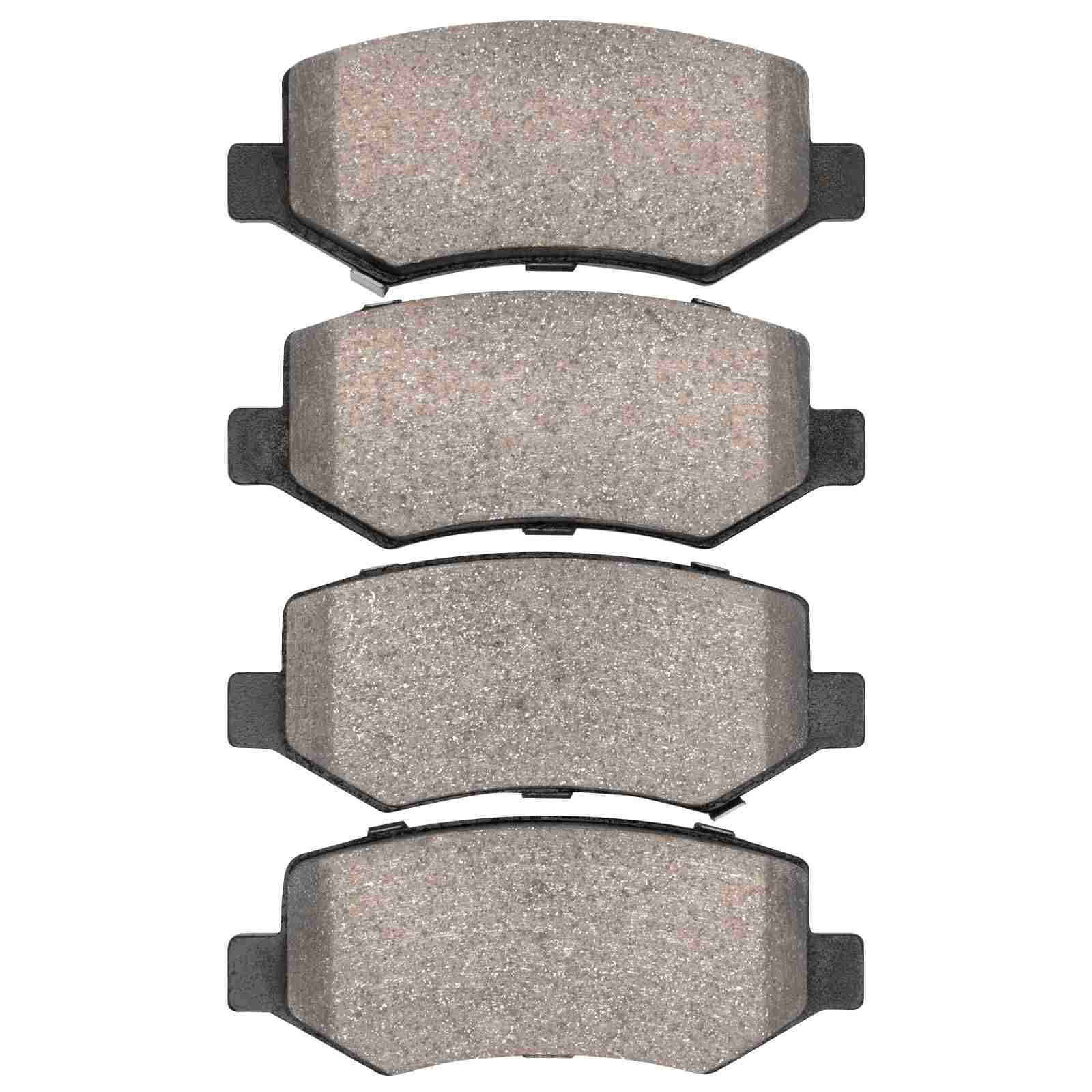 DF_1310188300_Fro.jpg Dynamic Friction 2022-2025 Chevrolet Groove (Mexico) Rear 3000 Ceramic Brake Pads - Image 1