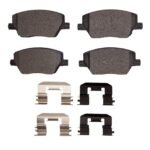 Dynamic Friction 2017-2020 Dodge Neon (Mexico) Front 3000 Ceramic Brake Pads and Hardware Kit