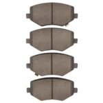 Dynamic Friction 2022-2024 Chevrolet Groove (Mexico) Front 3000 Ceramic Brake Pads