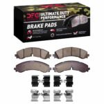 Dynamic Friction 2020-2025 Chevrolet Silverado 2500 HD Front/Rear Ultimate Duty Perf Pads & Hardware Kit