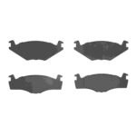 Dynamic Friction 1984-2005 Volkswagen Jetta Sedan Front 5000 Advanced Semi Metallic Brake Pads - Image 2
