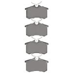 Dynamic Friction 1986-2024 Audi A6 (Mexico) Rear 5000 Advanced Ceramic Brake Pads - Image 3