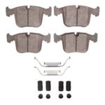 Dynamic Friction 1991-1995 BMW 850i Front 5000 Advanced Semi Metallic Brake Pads and Hardware Kit