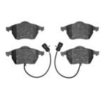 Dynamic Friction 1992-2000 Audi A6 (USA/Canada) Front 5000 Advanced Low Metallic Brake Pads