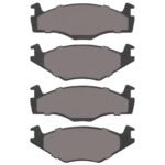 Dynamic Friction 1984-2005 Volkswagen Derby (Mexico) Front 5000 Advanced Low Metallic Brake Pads - Image 3