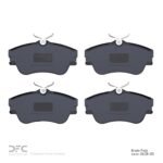 Dynamic Friction 1992-1999 Volkswagen EuroVan Front 5000 Advanced Low Metallic Brake Pads - Image 2
