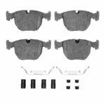 Dynamic Friction 1995-2006 BMW X5 Front 5000 Advanced Low Metallic Brake Pads and Hardware Kit