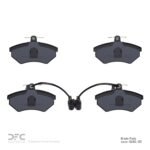 Dynamic Friction 1994-1995 Volkswagen Golf Front 5000 Advanced Semi Metallic Brake Pads - Image 2