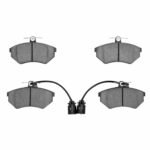 Dynamic Friction 1994-1995 Volkswagen Golf Front 5000 Advanced Semi Metallic Brake Pads
