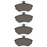 Dynamic Friction 1980-1997 Audi 90 Front 5000 Advanced Low Metallic Brake Pads - Image 3