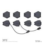 Dynamic Friction 2000-2003 Audi A8 Front 5000 Advanced Low Metallic Brake Pads - Image 2