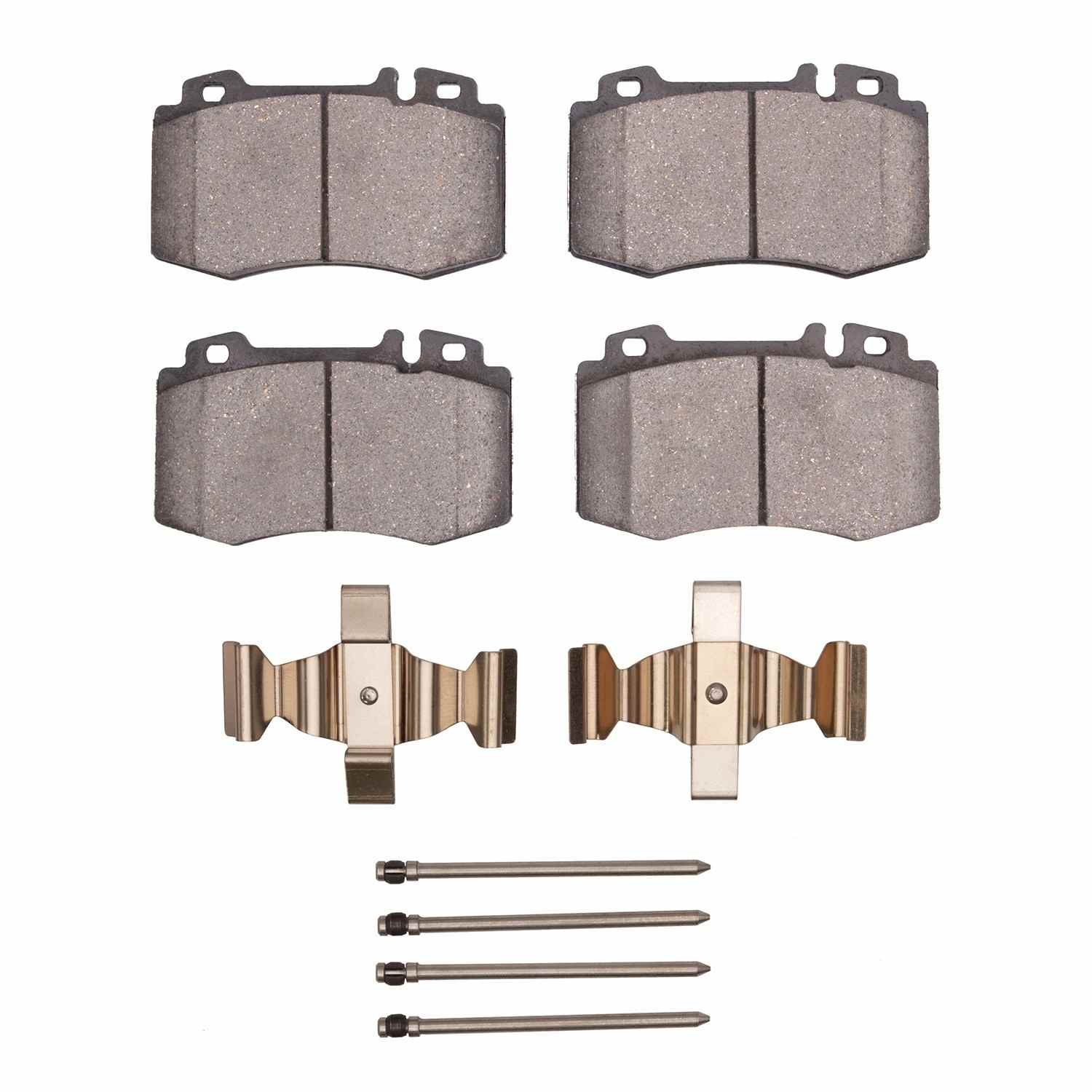 DF_1551084703_Fro.jpg Dynamic Friction 2007-2013 Mercedes-Benz S600 Front 5000 Advanced Low Metallic Brake Pads and Hardware Kit - Image 1