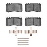 Dynamic Friction 2003-2011 Mercedes-Benz SL600 Rear 5000 Advanced Low Metallic Brake Pads and Hardware Kit