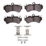 Dynamic Friction 2003-2018 Mercedes-Benz G550 4X4 Front 5000 Advanced Low Metallic Brake Pads and Hardware Kit