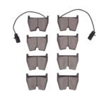 Dynamic Friction 2003-2016 Audi RS4 Front 5000 Advanced Low Metallic Brake Pads