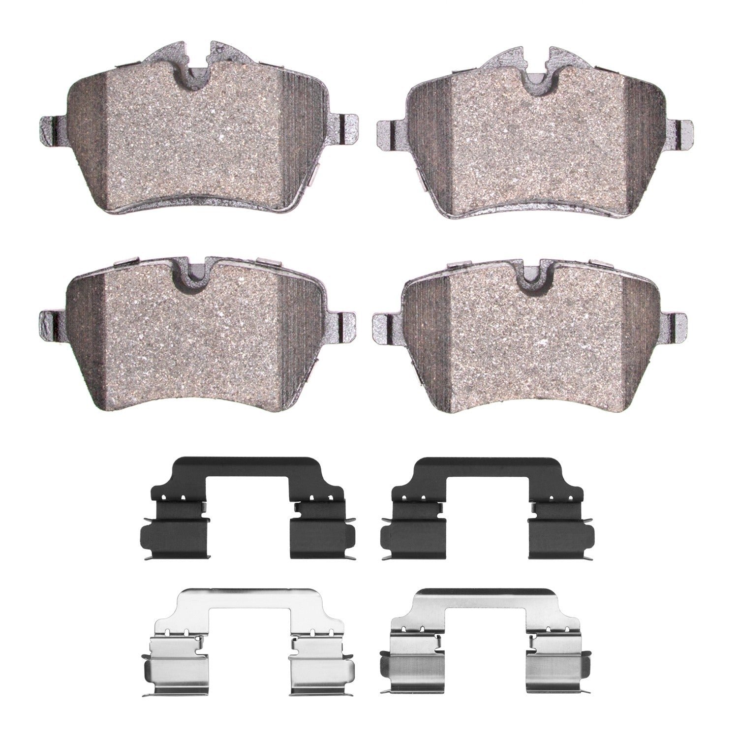 DF_1551120402_Fro.jpg Dynamic Friction 2011-2016 MINI Cooper Paceman Front 5000 Advanced Low Metallic Brake Pads and Hardware Kit - Image 1