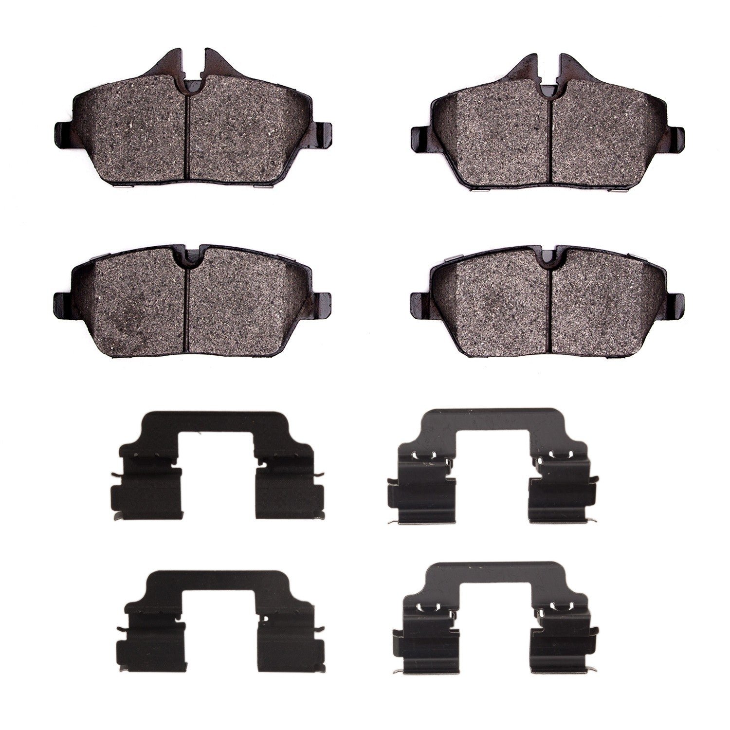 DF_1551130812_Fro.jpg Dynamic Friction 2014-2021 BMW i3 Front 5000 Advanced Low Metallic Brake Pads and Hardware Kit - Image 1