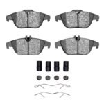 Dynamic Friction 2010-2017 Mercedes-Benz C300 Sedan Rear 5000 Advanced Ceramic Brake Pads and Hardware Kit