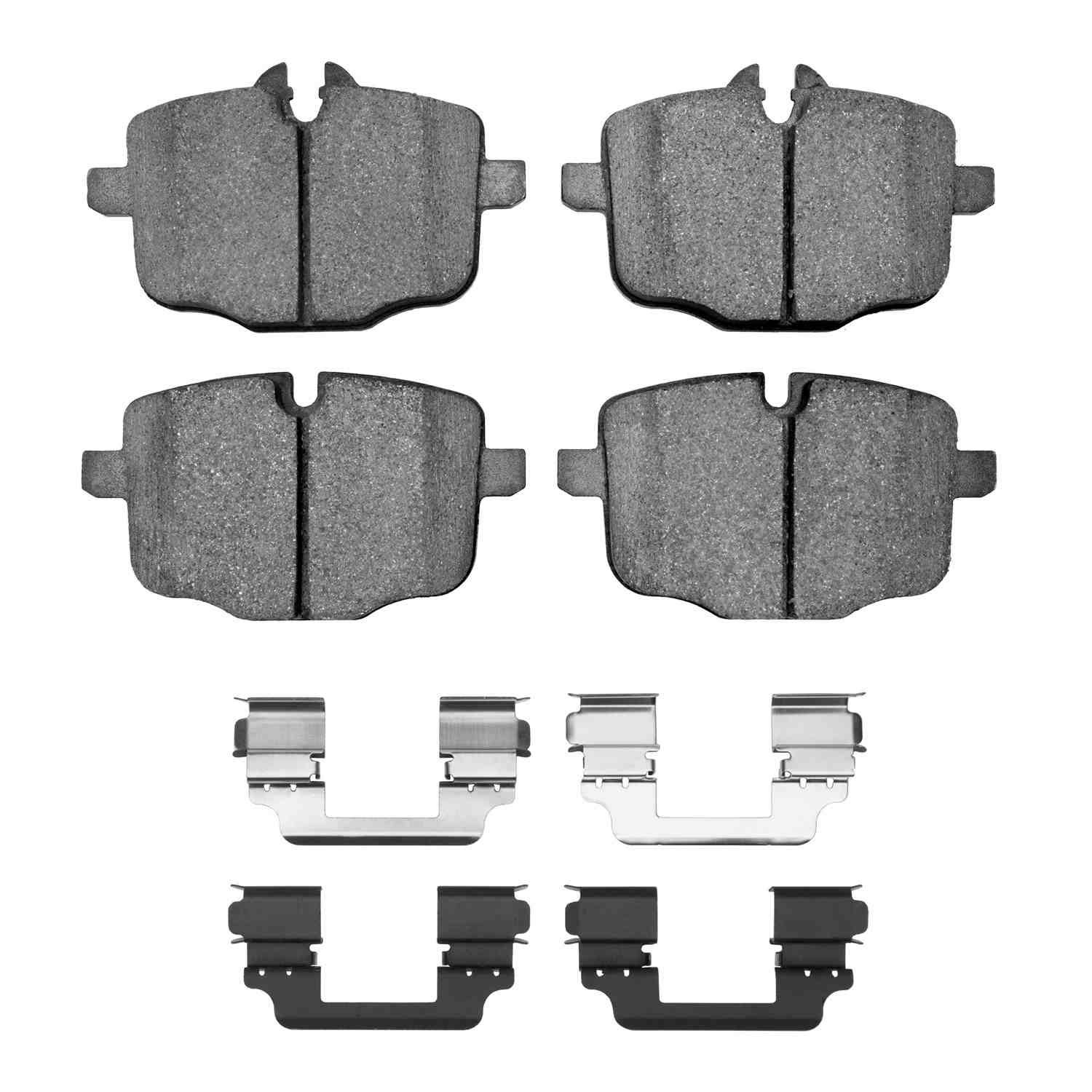 DF_1551146901_Fro.jpg Dynamic Friction 2011-2019 BMW 640i Gran Coupe Rear 5000 Advanced Ceramic Brake Pads and Hardware Kit - Image 1
