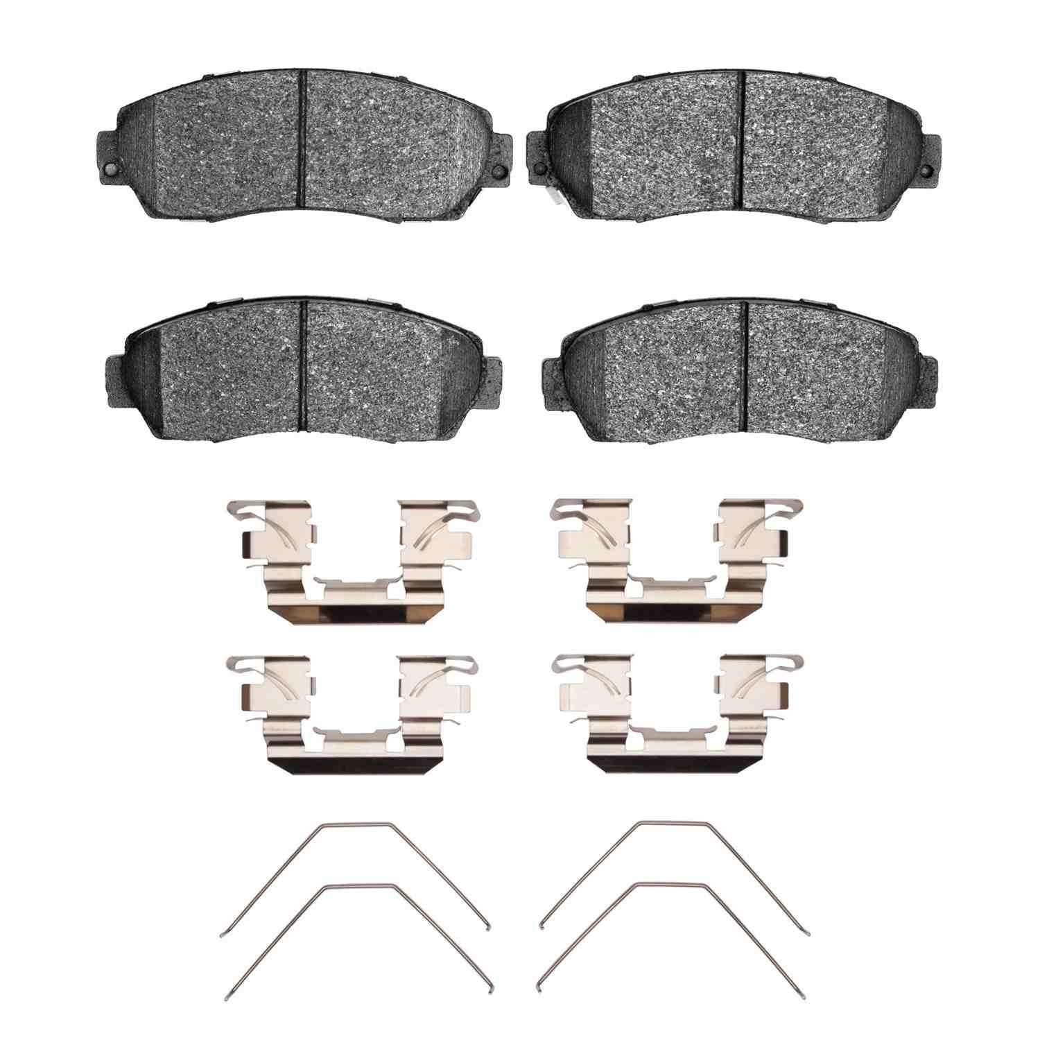 DF_1551152101_Fro.jpg Dynamic Friction 2021-2025 Acura TLX Front 5000 Advanced Ceramic Brake Pads and Hardware Kit - Image 1