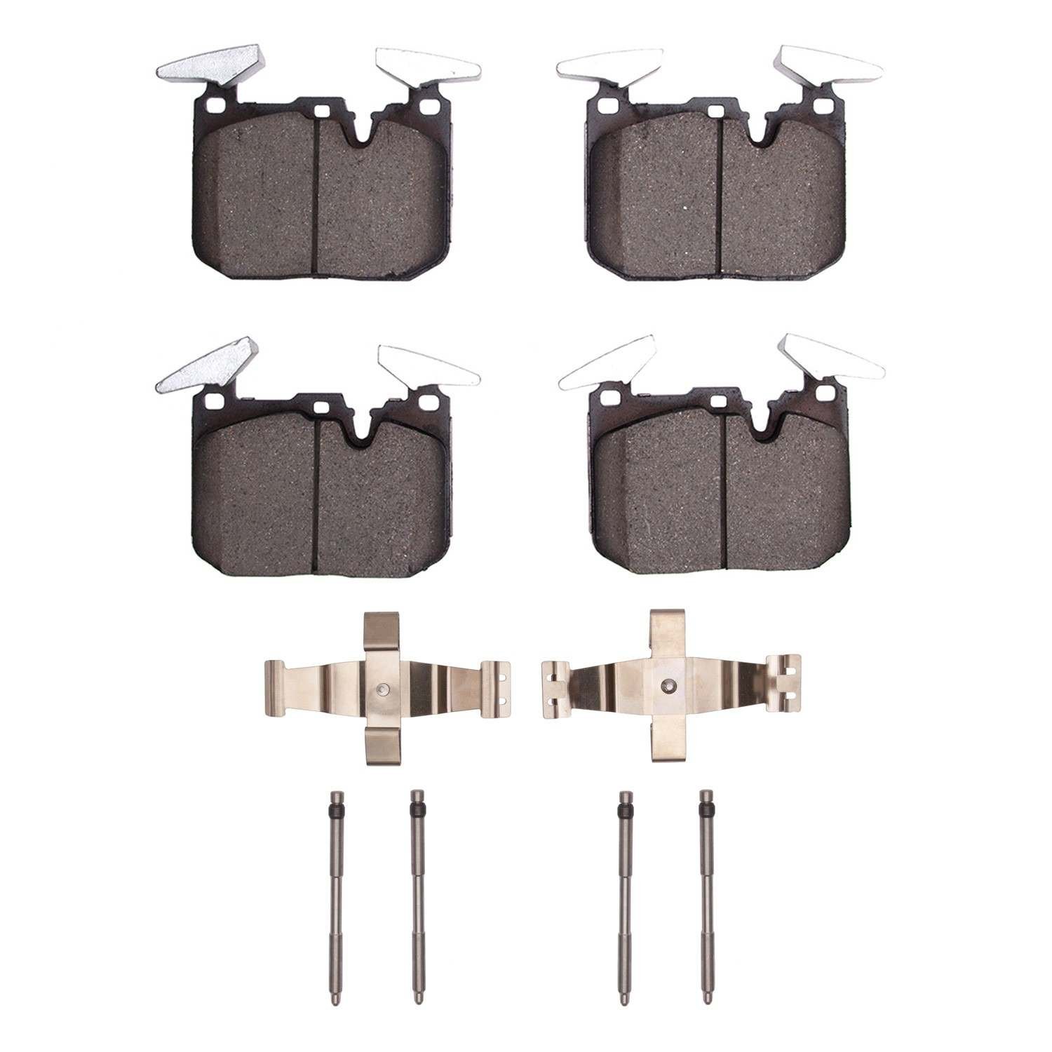 DF_1551160911_Fro.jpg Dynamic Friction 2014-2020 BMW i8 Front 5000 Advanced Low Metallic Brake Pads and Hardware Kit - Image 1