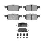 Dynamic Friction 2013-2019 Mercedes-Benz GL450 Front 5000 Advanced Ceramic Brake Pads and Hardware Kit